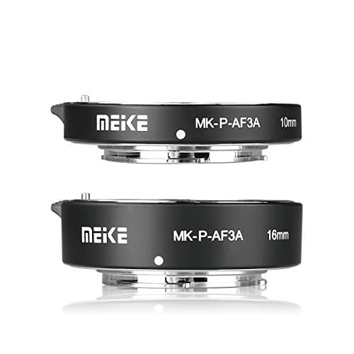 Image of Meike MK-P-AF3A Metal Auto Focus Extension Tube for Olympus Panasonic Micro Four Thirds M4/3 System Camera Lenses 10MM 16MM
