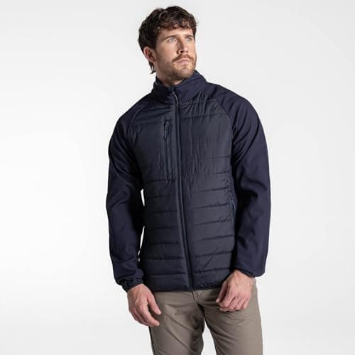 Image of Craghoppers Mens Expert Compress Lite Hybrid Jacket, Dark Navy, XL EU