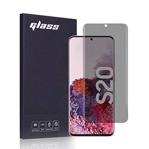 Image of FiiMoo Privacy Screen Protector Compatible with Galaxy S20, [2 Pack] [Fingerprint Recognition] [Case Friendly] [Full Coverage], Anti-Spy TPU Ultra HD Soft Film for Samsung Galaxy S20