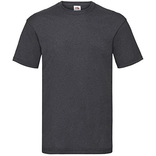 Image of Fruit of the Loom Girls Iconic T-Shirt (9-11 Years) (Dark Heather)