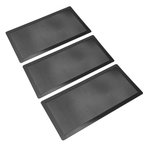 Image of Focket PC Fan Dust Mesh Filter, 120x240mm Magnetic Frame Fine Holes Radiator Dust Mesh Filter, PVC Fan with 10pcs Pack for PC Case Power Supply