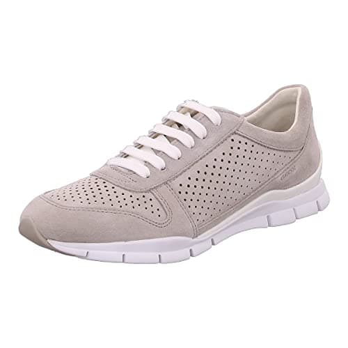 Image of Geox Women's D Sukie B Sneakers, Lt Grey, 6 UK