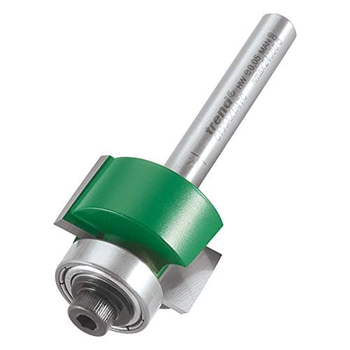 Image of Trend CraftPro Rebater Router Cutter, 1/4 Inch Shank, 12.7mm Cut Length, 24mm Cut Diameter, Includes Multiple Bearings, Tungsten Carbide Tipped, C193AX1/4TC