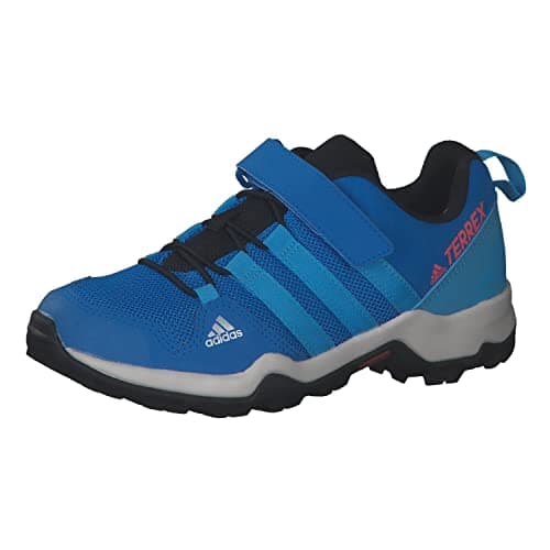 Image of adidas Unisex Kids Terrex AX2R CF Hiking Shoes, Blue Rush / Sky Rush / Turbo, 4.5 UK