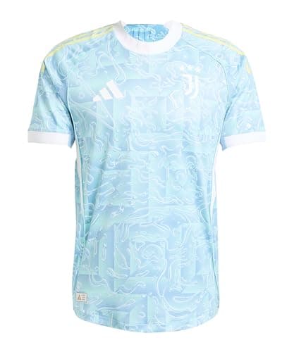 Image of adidas Mens Juventus Authentic Away Shirt 2025 2026 Adults Blue L