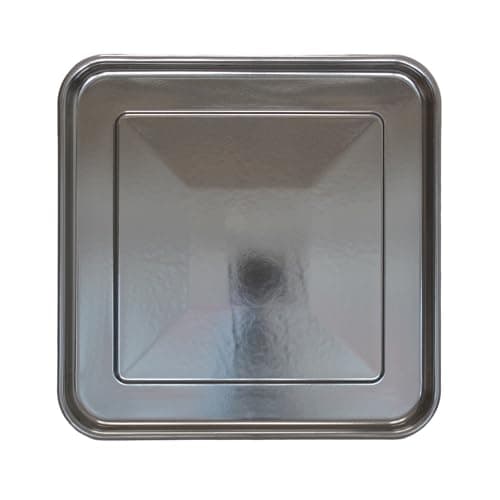 Image of 31.3 x 31.3 cm Enamel Baking Tray for Ninja Double Oven & French Door Air Fry Oven, Heavy Duty Oven Tray Replacement, Square Roasting Tin for Countertop Oven