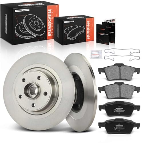 Image of Frankberg Brake Kit incl. 2x Brake Disc + 4x Brake Pad Rear Compatible with Espace IV JK0/1 Vel Satis BJ0 Replace# 402021651R,8200649353