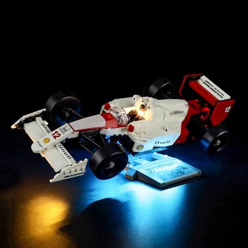 Image of YEABRICKS LED Light for 10330 Icons McLaren MP4/4 & Ayrton Senna Building Blocks Model (Building Set NOT Included)