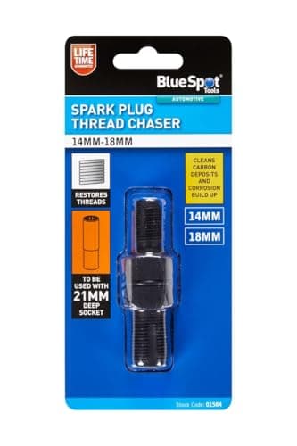 Image of 14mm-18mm Spark Plug Thread Chaser by Blue Spot Tools