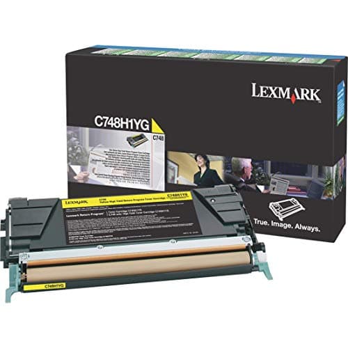 Image of Lexmark C748H1YG Laser Toner for C748 - Yellow