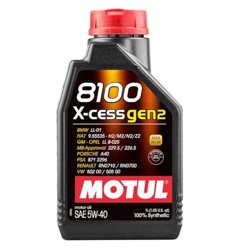 Image of Motul 109774 8100 X-Cess Gen2 5W-40 Motor Oil 1-Liter Bottle