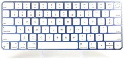 Image of Apple Magic Keyboard with Touch ID (A2449) (QWERTY English) Blue (Renewed)