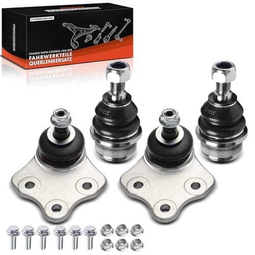 Image of Frankberg 4x Ball Joint Assembly Front Upper Rear Compatible with E-Class W212 SL R230 E-Class W211 CLS C219 E-Class T-Model S211 SL R129 Replace# 2203330127