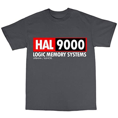 Image of Bees Knees Tees Hal 9000 T-Shirt Charcoal
