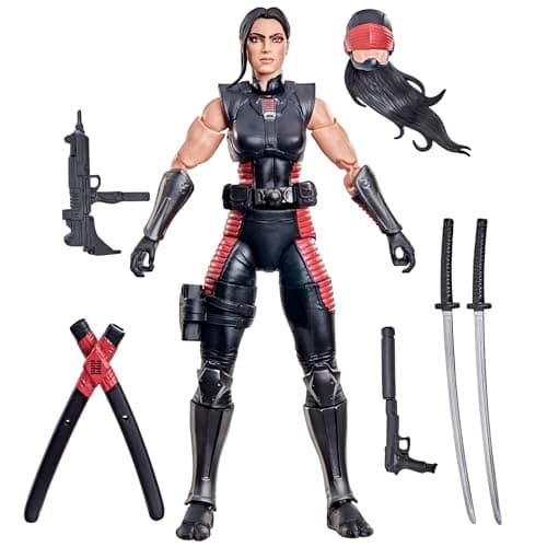 Image of G.I. JOE Classified Series #165, Snake Eyes, Collectible 15-cm Action Figure with 7 Accessories