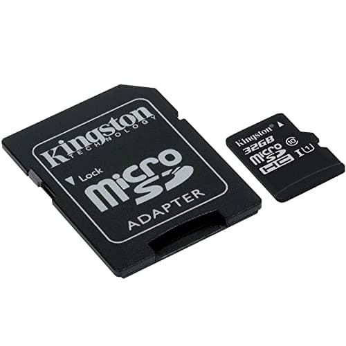 Image of Kingston Canvas Select (SDCS/32GB) MicroSDClass 10 UHS-I Speeds Up to 80 MB/s Read (SD Adapter Included) - Bring Your HD Videos to Life