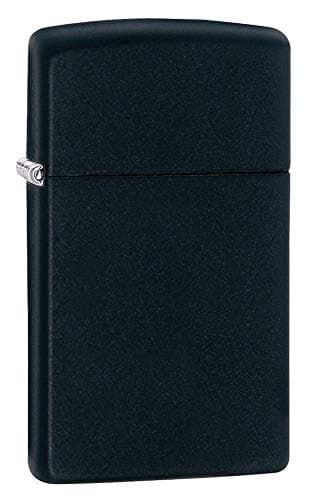 Image of Zippo - Windproof Lighter, Matt Black, Slim, Base Model, Refillable, Reusable, Windproof Design, Gift Box, Made in the USA
