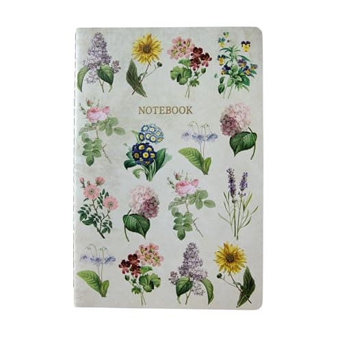 Image of Sass & Belle Vintage Flowers A5 Notebook