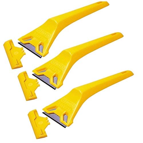 Image of 3 X Window Scraper 0-28-590 Decorators Glass Paint Remover Scrapers