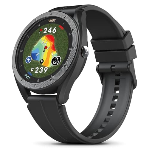 Image of Voice Caddie T11 LT GPS Golf Watch LCD Display with Green Undulation No Monthly Subscription Slope Mode 40K+ Preinstalled Courses, Course View, Practice Tempo Mode, Putt View 1.2" Color Touchscreen