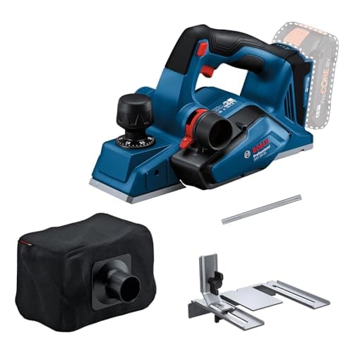 Image of Bosch Professional 18V System Cordless Planer GHO 18V-26 (incl. Dust Bag, Parallel Guide, 1x Extra Wood Razor Blue)