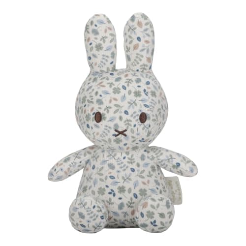 Image of Little Dutch Miffy x NIJN466 Plush Toy Hare Miffy - Lucky Leaves All Over (20 cm)
