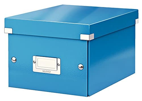Image of Leitz A5 Storage Box, Click and Store Range 60430036 - Small, Blue