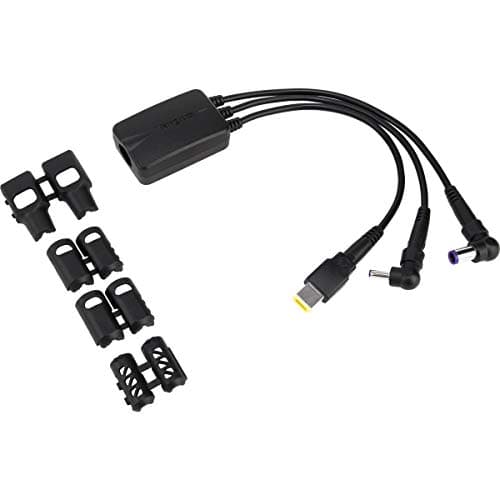 Image of Targus 3-Way DC Charging Hydra Cable Connector, 3-Pin, Multi-device, Self-locking collars, Portable, Black (ACC1009EUX)