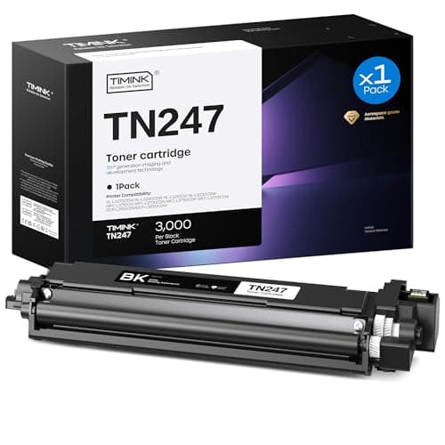 Image of Timink Toner TN247 TN-243CMYK Toner Value Pack Compatible for Brother TN243 DCP-L3550CDW HL-L3230CDW HL-L3210CW MFC-L3750CDW HL-L3270CDW MFC-L3770CDW DCP-L3510CDW MFC-L3710CW Ink Cartridges (1 Black)