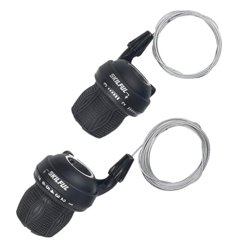 Image of Wocaixy Bicycle Twist Shifter Lever 3x7 3x6 Speed Revoshift Lever 21 18 Speed Twist Grip Gear for MTB Mountain Bike 1 Pair