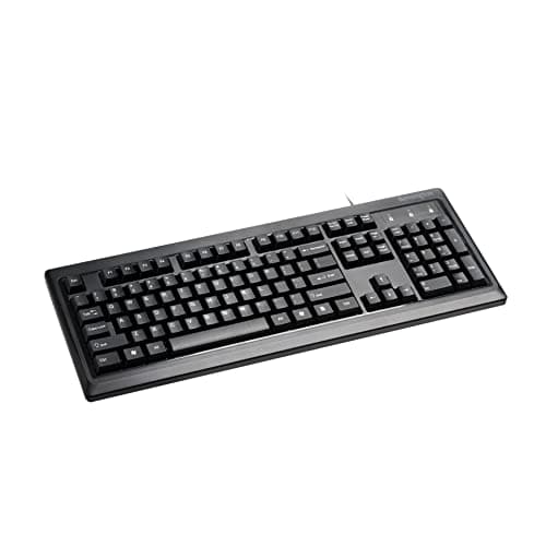 Image of Kensington ValuKeyboard USB Wired Keyboard for PC, Laptop, Desktop, Computer, Notebook, Compatible with Dell, Acer, HP, Samsung and Others, with QWERTY Layout, Black, 1500109 [Italian Keyboard]