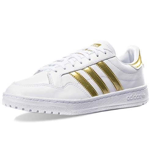 Image of adidas Originals Sneaker Team Court W EF6058 White Gold, Shoe Size: 36 2/3, FTWR White Gold Met FTWR White, 4.5 UK
