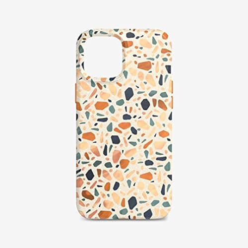Image of tech21 EcoArt Terazzo Orange for Apple iPhone iPhone 12 Pro Max 5G - Fully Biodegradable Phone Case with 3 Meter Drop Protection