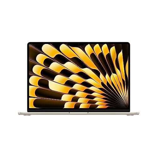 Image of 2023 Apple MacBook Air with M2 chip (15.3-inch, 8GB RAM, 512GB SSD) (QWERTY English) Starlight (Renewed)