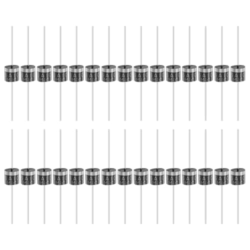 Image of sourcing map 30 Pcs 6A10 Rectifier Diode, 6A 1000V R-6 Electronic Silicon Diodes for Charger Industrial Power Adapter Supply Inverter Switching Power Supply