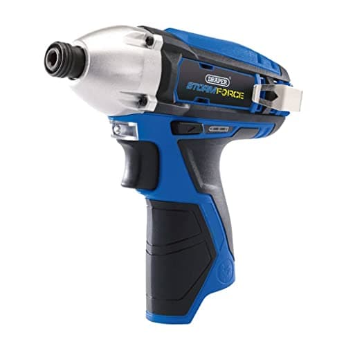 Image of Draper 17132 Storm Force 10.8V Cordless Impact Driver-Bare, 10.8 V, Multicoloured