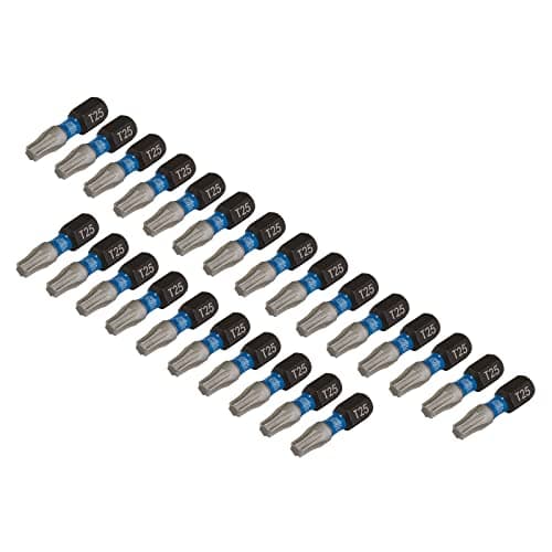 Image of Draper 05695 TX-Star Impact Screwdriver Bits, T25 x 25mm (Pack of 25)
