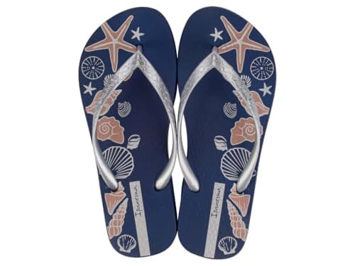 Image of Ipanema Classica Happy XI Fem, Women's Flat Sandals, metallic silver, 8.5/9 UK