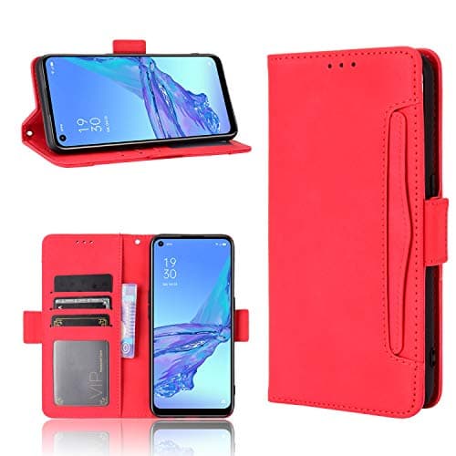 Image of BellaCase Cubot Note 20/Note 20 Pro Case [Wallet Case] [Kickstand] [Card Slots] [Magnetic Flip Cover] Compatible with Cubot Note 20/Note 20 Pro Smartphone(Red)
