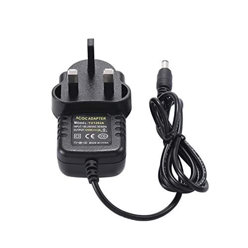 Image of COLM 12V 2A Power Supply Adapter AC Adaptor 100-240V 50-60HZ DC 12V 2amp 24W UK Adapter Driver Transformer for LED Strip Lights CCTV Camera ADSL