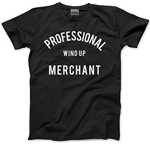Image of HotScamp Professional Wind up Merchant Men's Unisex T-Shirt - Black Medium