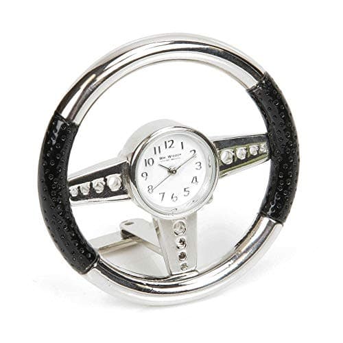 Image of WILLIAM WIDDOP Miniature Clock - Steering Wheel