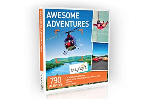 Image of Buyagift Awesome Adventures Experience Gift Box – 790 Exciting Adrenaline Experiences Across the UK