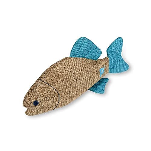 Image of Petface Fish Interactive Cat Toy Filled with Catnip, Plush Fish for Active Indoor or Outdoor Play Large, 25 cm