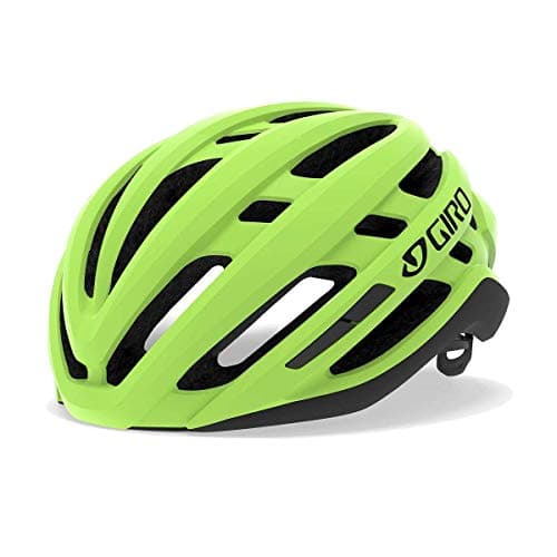 Image of Giro Agilis – road bike helmet – In-Mold – MIPS – adjustable fit – good ventilation – EPS shell – for all roads – Hi Viz Yellow, size: L