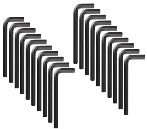Image of Kesiku 20pcs Allen Keys Set, Metric 5mm Hex Key L-Shape Hexagon Wrenches Chrome Vanadium Steel Repairing Tool for Home Maintenance DIY