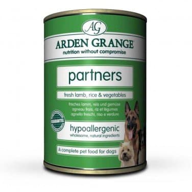 Image of Arden Grange Partners Lamb, Rice & Vegetable Dog Food 4 x 6 x 395g
