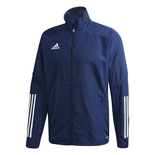 Image of Adidas Men's CON20 PRE JKT Sport Jacket, Team Navy Blue/White, S