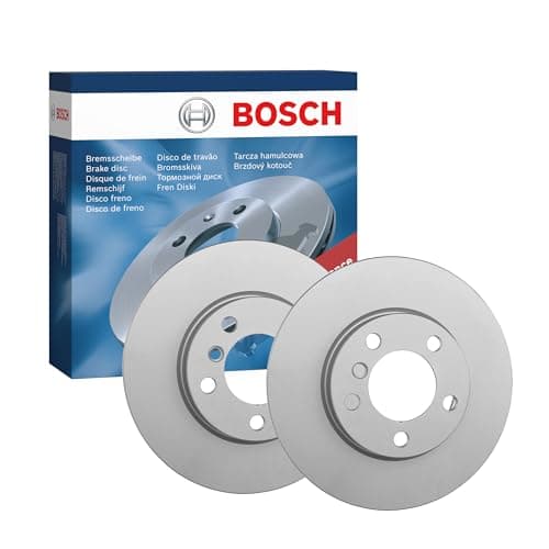 Image of Bosch BD1557 Brake discs - Front axle - ECE-R90 certified - 1 set of 2 discs