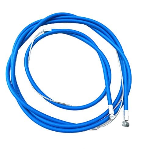 Image of eRadius Blue Complete Front & Rear Inner Outer Wire Brake Cable Set with Barrel Cap Bike Bicycle | Blue